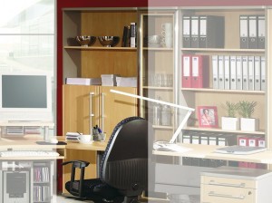 Pro Kombischrank / Aktenschrank für Büro, Praxis in Ahorn / silber 80 x 200 x 38 Pro Kombischrank / Aktenschrank für Büro, Praxis in Ahorn / silber 80 x 200 x 38