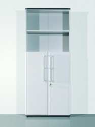 Pro Aktenschrank / Kombischrank / in grau 80 x 200 x 38 Pro Aktenschrank / Kombischrank / in grau 80 x 200 x 38