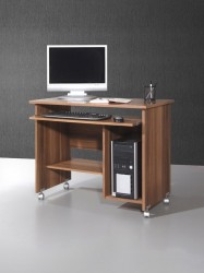 Conni PC Computertisch Schreibtisch Bürotisch auf Rollen in Walnuss 90 x 72 x 40 Conni PC Computertisch Schreibtisch Bürotisch auf Rollen in Walnuss 90 x 72 x 40