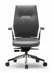 Mayer Sedna Drehsessel / Chefsessel in Leder anthrazit Ausführung Alu mit Sitztiefenverstellung Mayer Sedna Drehsessel / Chefsessel in Leder anthrazit Ausführung Alu mit Sitztiefenverstellung