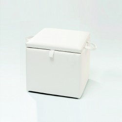 Necke Valentina Wäschetruhe / Wäschebox / Truhe mit Stauraum in weiß 42 x 42 x 42 Necke Valentina Wäschetruhe / Wäschebox / Truhe mit Stauraum in weiß 42 x 42 x 42