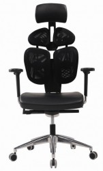 Mayer Banzai 2455 4+1 Drehsessel mit optimaler Körperanpassung in alu-schwarz / Leder schwarz Mayer Banzai 2455 4+1 Drehsessel mit optimaler Körperanpassung in alu-schwarz / Leder schwarz