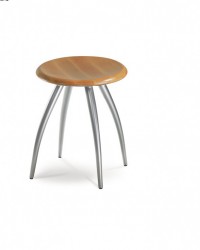 Mayer 1163 08 91 Design Hocker Sitzhocker Metall perlsilber Buche natur Mayer 1163 08 91 Design Hocker Sitzhocker Metall perlsilber Buche natur