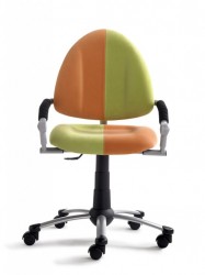 Mayer Freaky verstellbarer Kinder- / Jugenddrehstuhl perlsilber / orange-grün Mayer Freaky verstellbarer Kinder- / Jugenddrehstuhl perlsilber / orange-grün