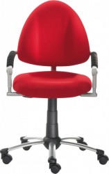 Mayer Freaky verstellbarer Kinder- / Jugenddrehstuhl perlsilber / rot Mayer Freaky verstellbarer Kinder- / Jugenddrehstuhl perlsilber / rot
