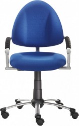 Mayer 2436 Freaky verstellbarer Kinder- Jugenddrehstuhl perlsilber / blau Mayer 2436 Freaky verstellbarer Kinder- Jugenddrehstuhl perlsilber / blau