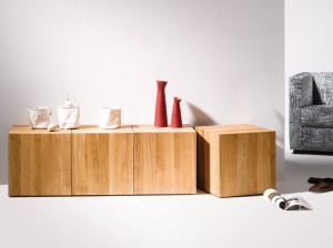 Jan Kurtz ROLL-IT Hocker in Eiche massiv 45 x 46,5 x 45 Jan Kurtz ROLL-IT Hocker in Eiche massiv 45 x 46,5 x 45