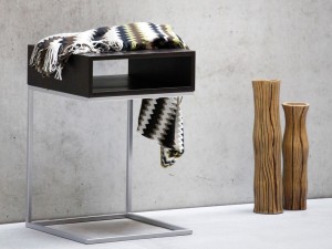 Jan Kurtz Dina Beistell-Tisch in luna-silber / wenge 40 x 61,5 x 40 Jan Kurtz Dina Beistell-Tisch in luna-silber / wenge 40 x 61,5 x 40
