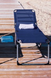 Fiam Amigo Liege / Sonnenliege in alu / dunkelblau 60 x 30 x 190 Fiam Amigo Liege / Sonnenliege in alu / dunkelblau 60 x 30 x 190