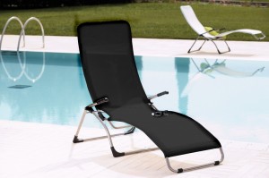 Fiam Samba Terrassenliege 63 x 107 x 142 in Alu / schwarz, oliv-braun, rot... Fiam Samba Terrassenliege 63 x 107 x 142 in Alu / schwarz, oliv-braun, rot...