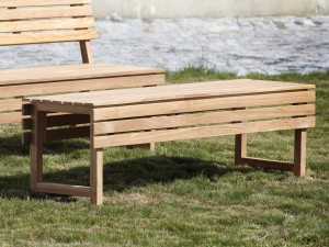 Jan Kurtz TENNIS 2 Gartenbank teak 45 x 160 x 41 Jan Kurtz TENNIS 2 Gartenbank teak 45 x 160 x 41