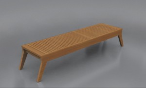 Jan Kurtz WILLIAM Beistelltisch teak 35 x 160 x 49 Jan Kurtz WILLIAM Beistelltisch teak 35 x 160 x 49