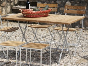 Jan Kurtz LUCCA Klapptisch feuerverzinkt / Teak Jan Kurtz LUCCA Klapptisch feuerverzinkt / Teak