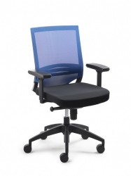 Mayer 2475 AV 02 Drehstuhl / Bürodrehstuhl / Arbeitsplatzdrehstuhl mit flexiblen Armlehne in schwarz / blau Mayer 2475 AV 02 Drehstuhl / Bürodrehstuhl / Arbeitsplatzdrehstuhl mit flexiblen Armlehne in schwarz / blau
