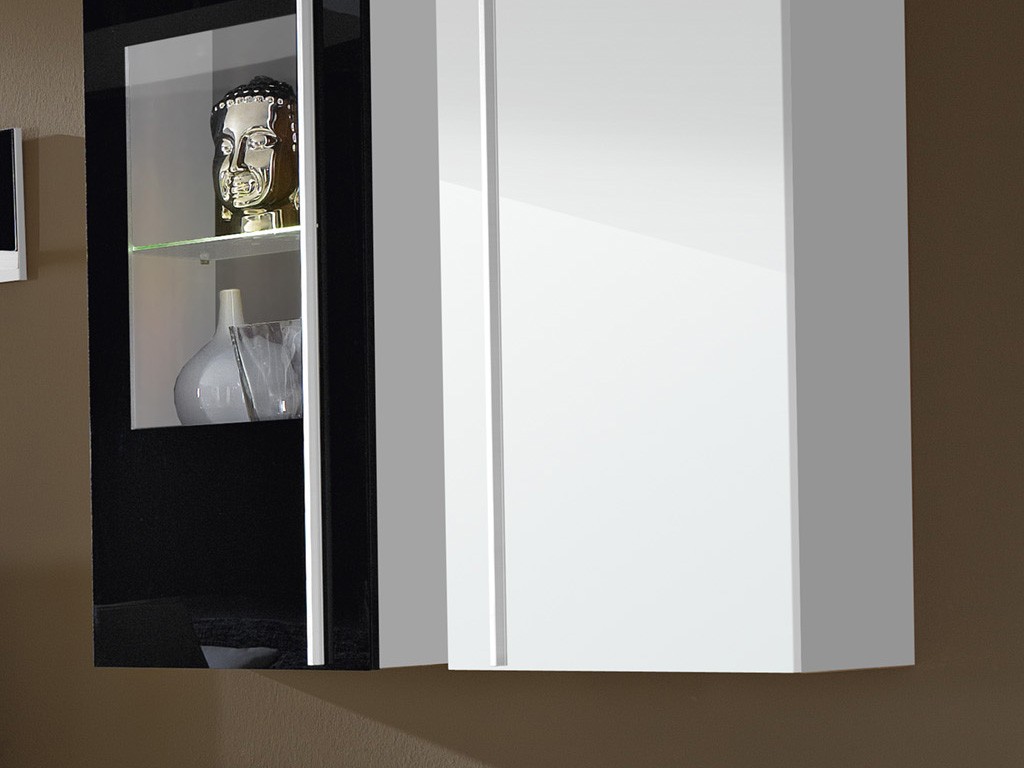 Steel Hängeschrank in weiß 35 x 100 x 27 Wohnzimmer Hängeelemente ... Steel Hängeschrank in weiß 35 x 100 x 27 Wohnzimmer Hängeelemente ...
